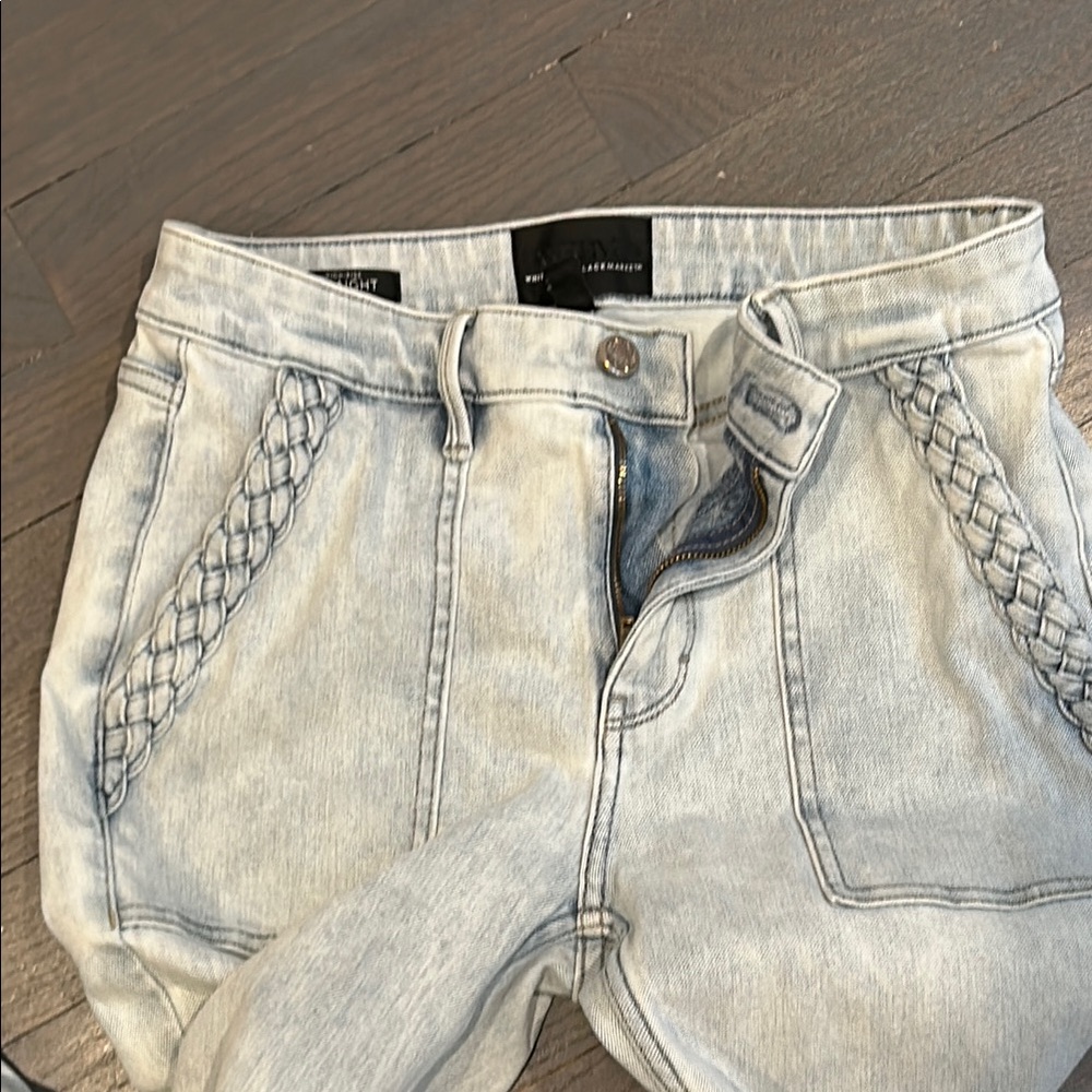 White House Black Market Gray High Rise Jeans y. - Picture 14 of 14